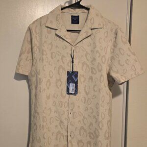 Steel & Jelly Resort Collar Shirt – Premium Cotton – Relaxed Fit – Size M – NWT